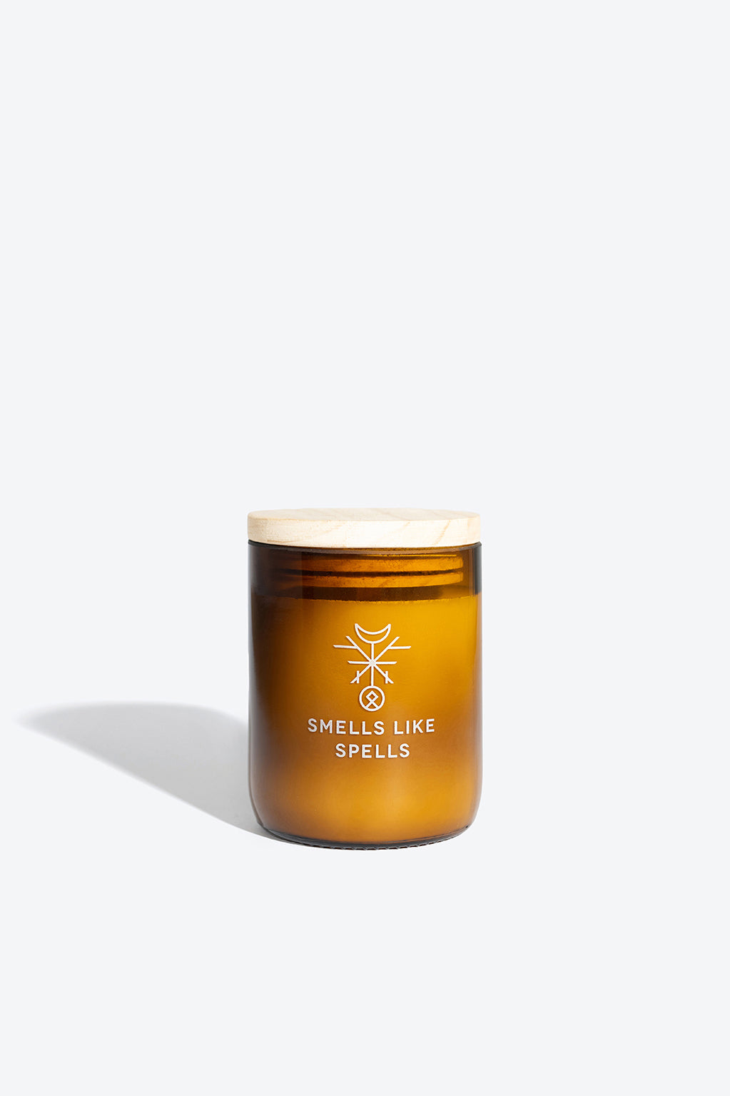 Soy wax scented candle with wooden wick NORNS Smells Like Spells
